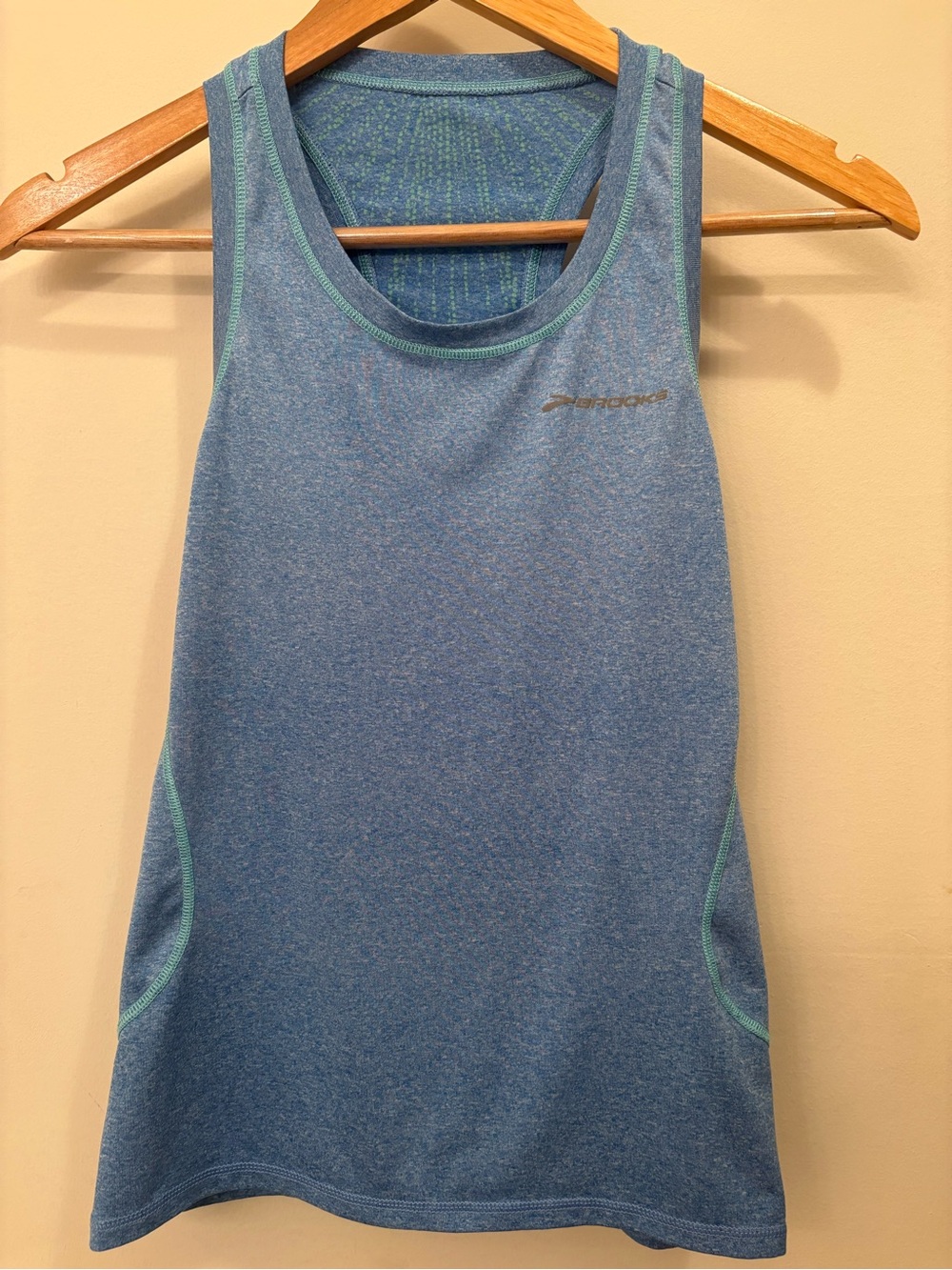 Brooks Blue Running Performance Tank Top Size Medium